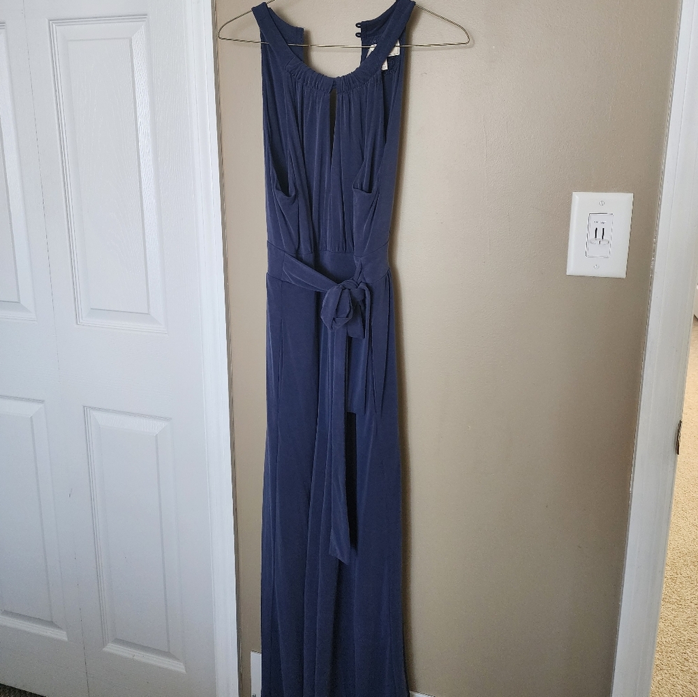 ANTHROPOLOGIE Navy jumpsuit